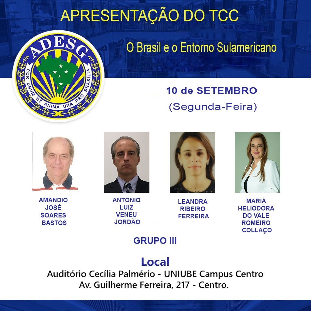 O BRASIL E O ENTORNO SULAMERICANO